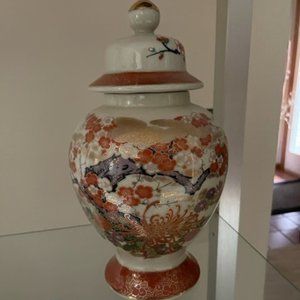 Vintage Japanese Ginger Jar